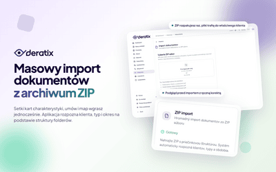 Setki dokumentów klientów załatwione jednym plikiem ZIP