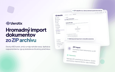 Stovky dokumentov klientov vyriešite jedným ZIP súborom
