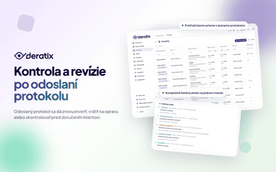 Protokol sa dá opraviť, skontrolovať aj prepracovať — kedykoľvek po odoslaní
