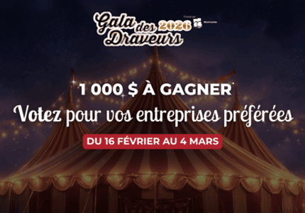 Gala des Draveurs 2026 - C'est l'heure du vote du public!