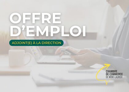 OFFRE D'EMPLOI - ADJOINT(E) À LA DIRECTION