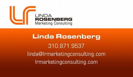 business card design for marketing consultant