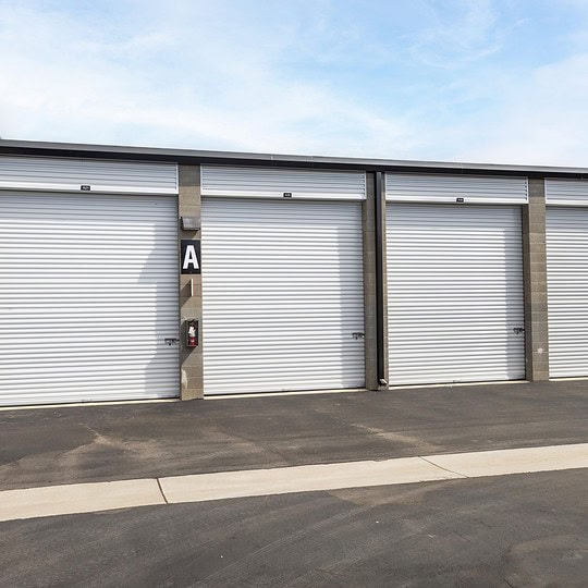 Picture of our enclosed RV & Boat storage units in Modesto, CA