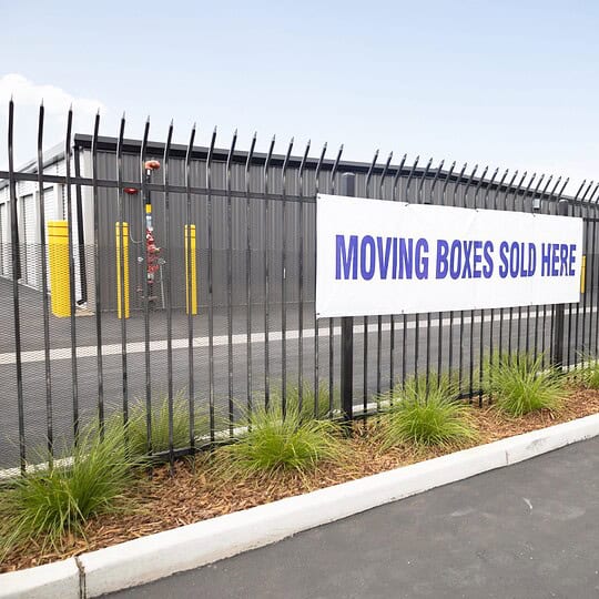 Moving boxes available for purchase at Pelandale RV & Boat Storage in Modesto, CA.
