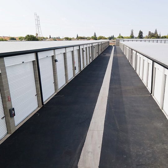 Short-term storage units in Modesto, CA, providing flexible and convenient storage options for temporary needs.