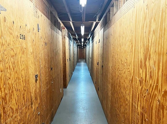 Picture of indoor storage units at Grove Way Mini Storage