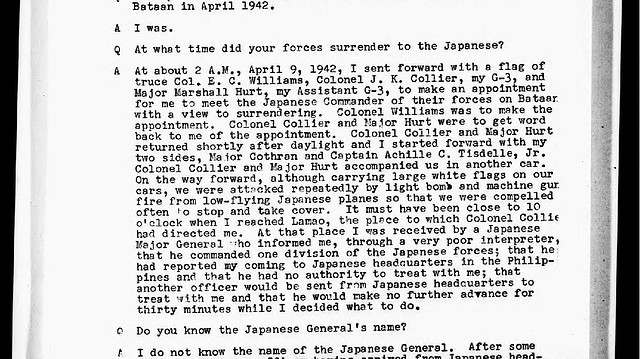 King Post-War Interview 1