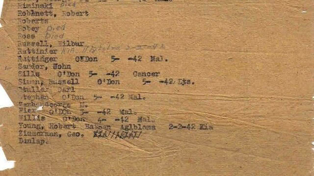 Allen's 192nd Mukden Roster - Page 9