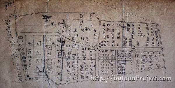 Map of Cabanatuan Camp Cemetery Cabcem1