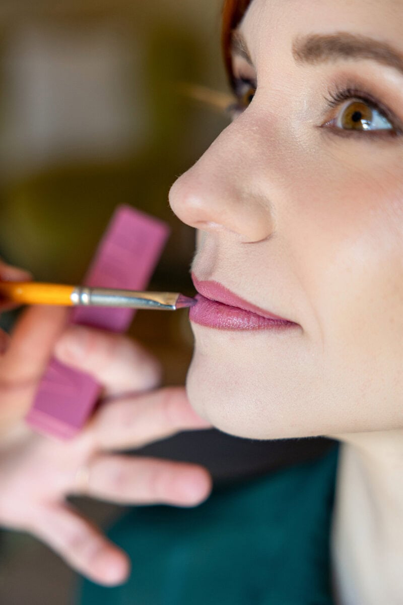 photographe mariage Craponne séance maquillage mariée