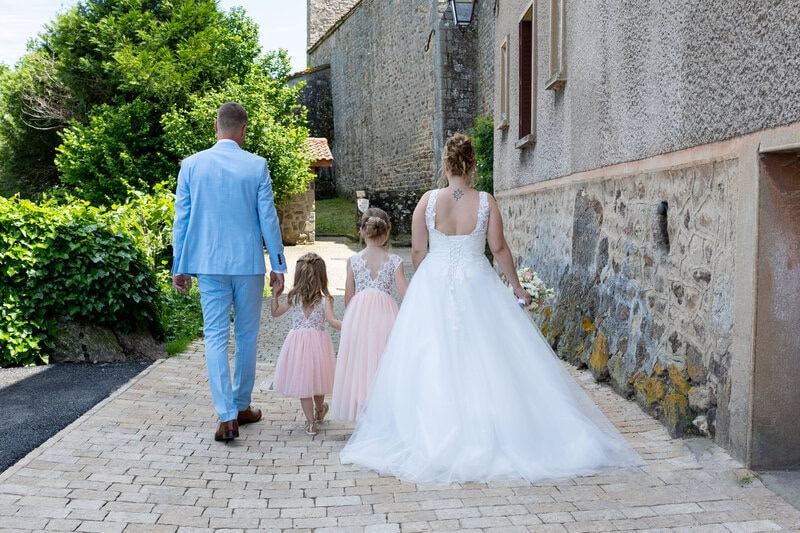 photographe mariage Rhône en famille