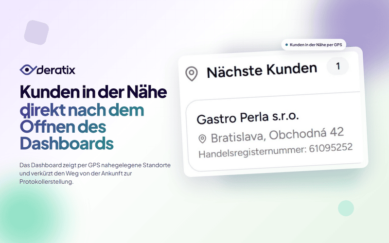 Kunden in der Nähe basierend auf Ihrem aktuellen Standort