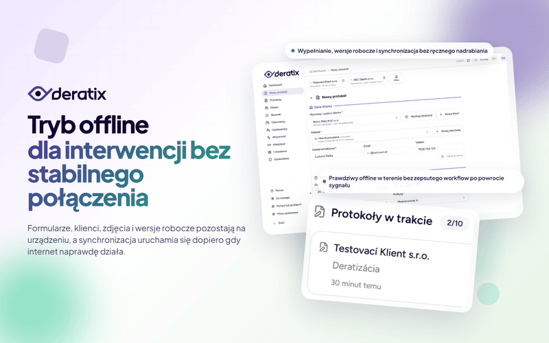 Protokół bez przerwy, nawet gdy zaniknie sygnał