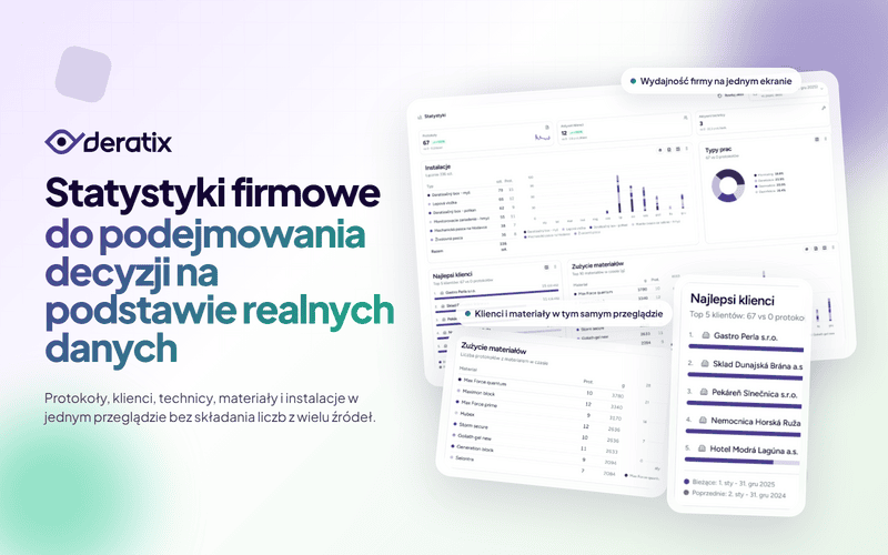 Statystyki firmowe do podejmowania decyzji na podstawie danych