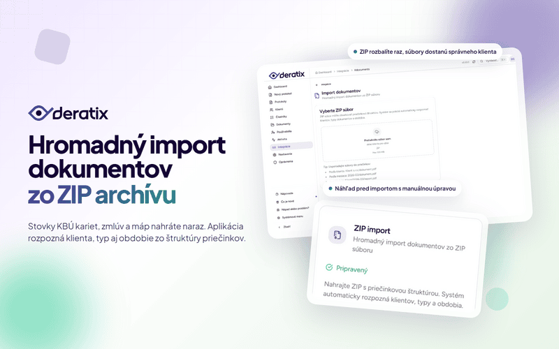 Stovky dokumentov klientov vyriešite jedným ZIP súborom