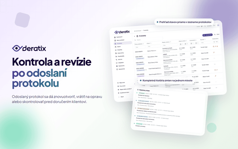 Protokol sa dá opraviť, skontrolovať aj prepracovať — kedykoľvek po odoslaní