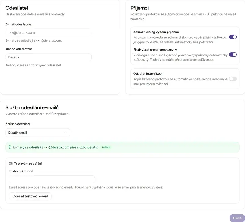 Notifikace - Desktop