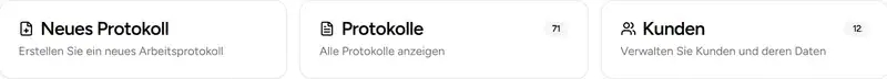Schnellaktionen - Desktop