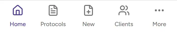 Bottom navigation
