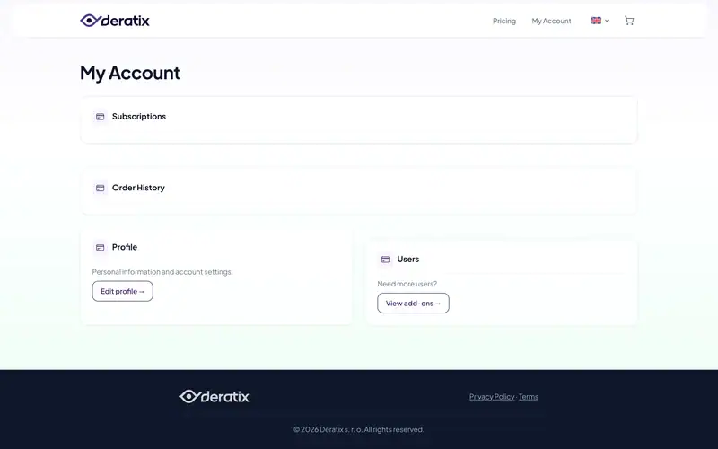 Subscription - Desktop