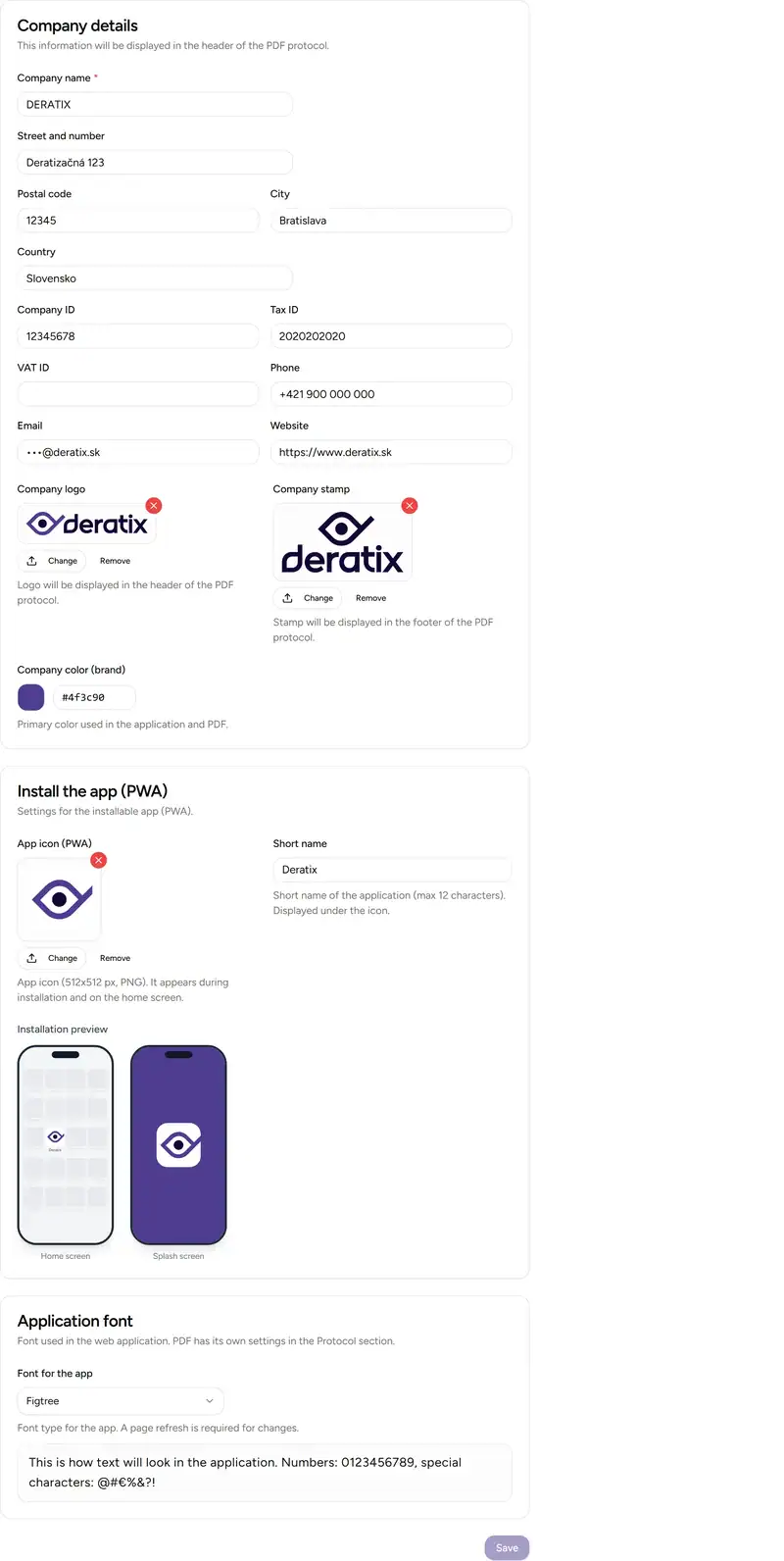 Settings - General - Desktop