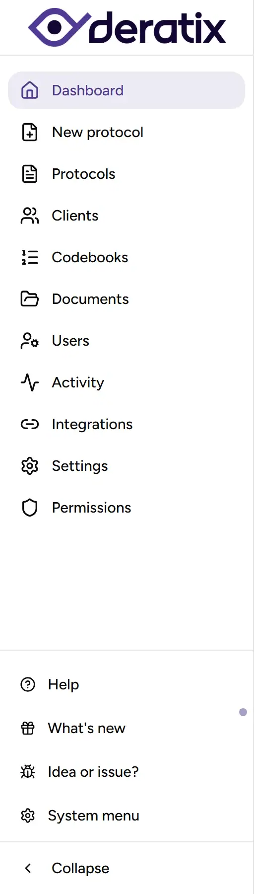 Sidebar - Desktop