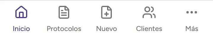 Navegación inferior