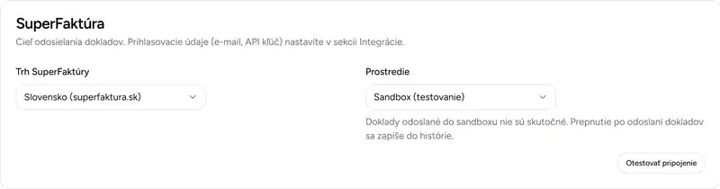 Karta SuperFaktúra: trh a prostredie - Desktop
