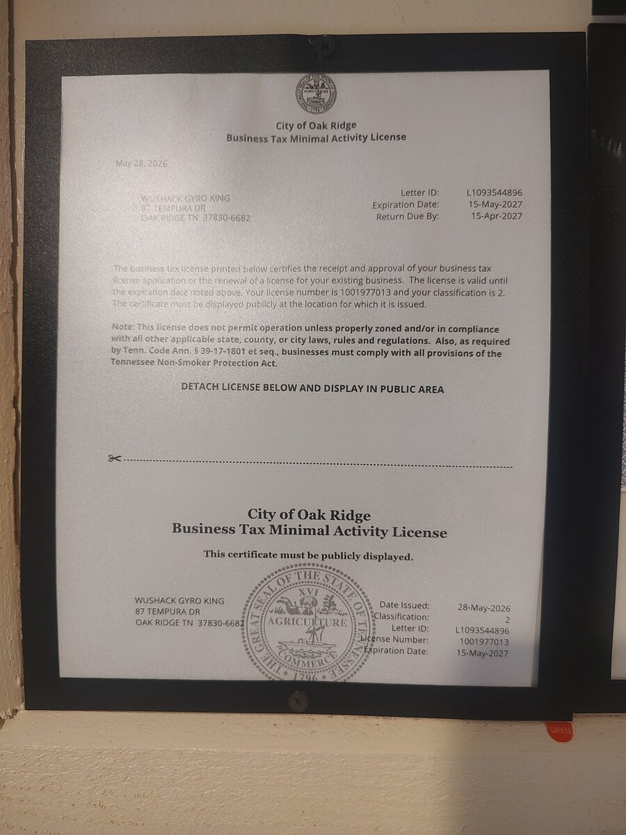 license business tax license business tax