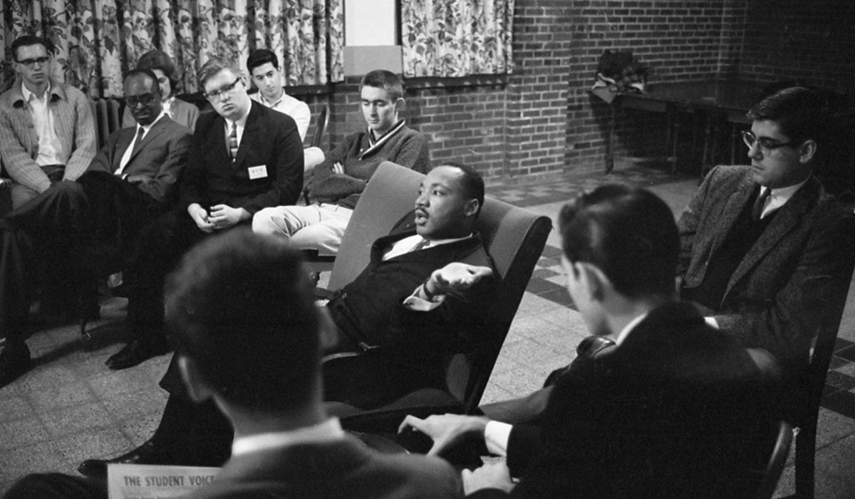 Martin Luther King, Student Lounge, November 5, 1962