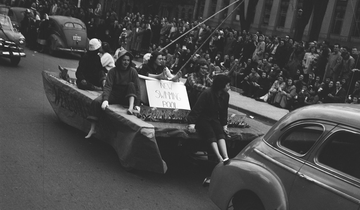 Michigras Parade in 1950