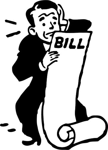 patient viewing unbundled services on medical bill