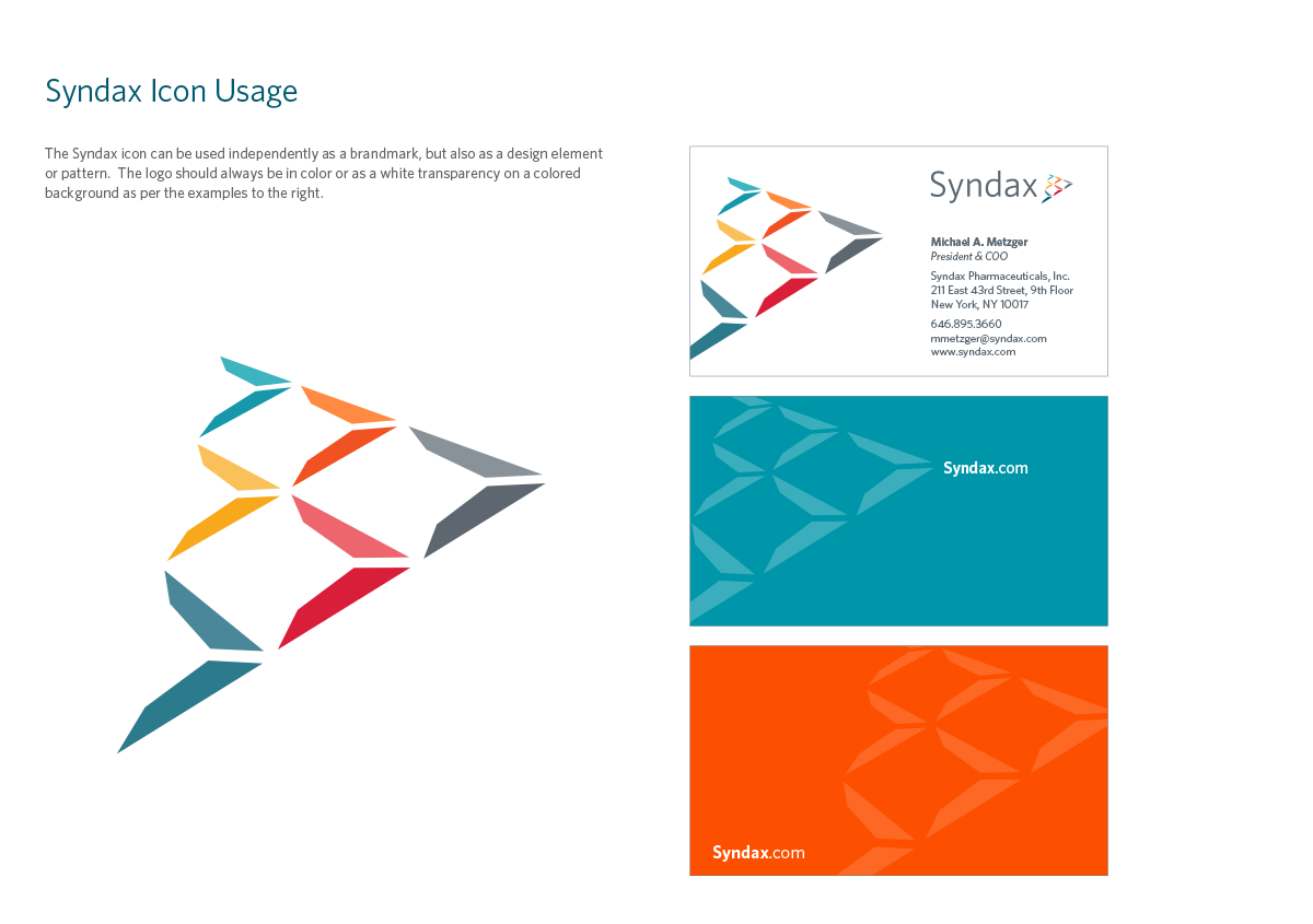 Syndax brand style guide icon example