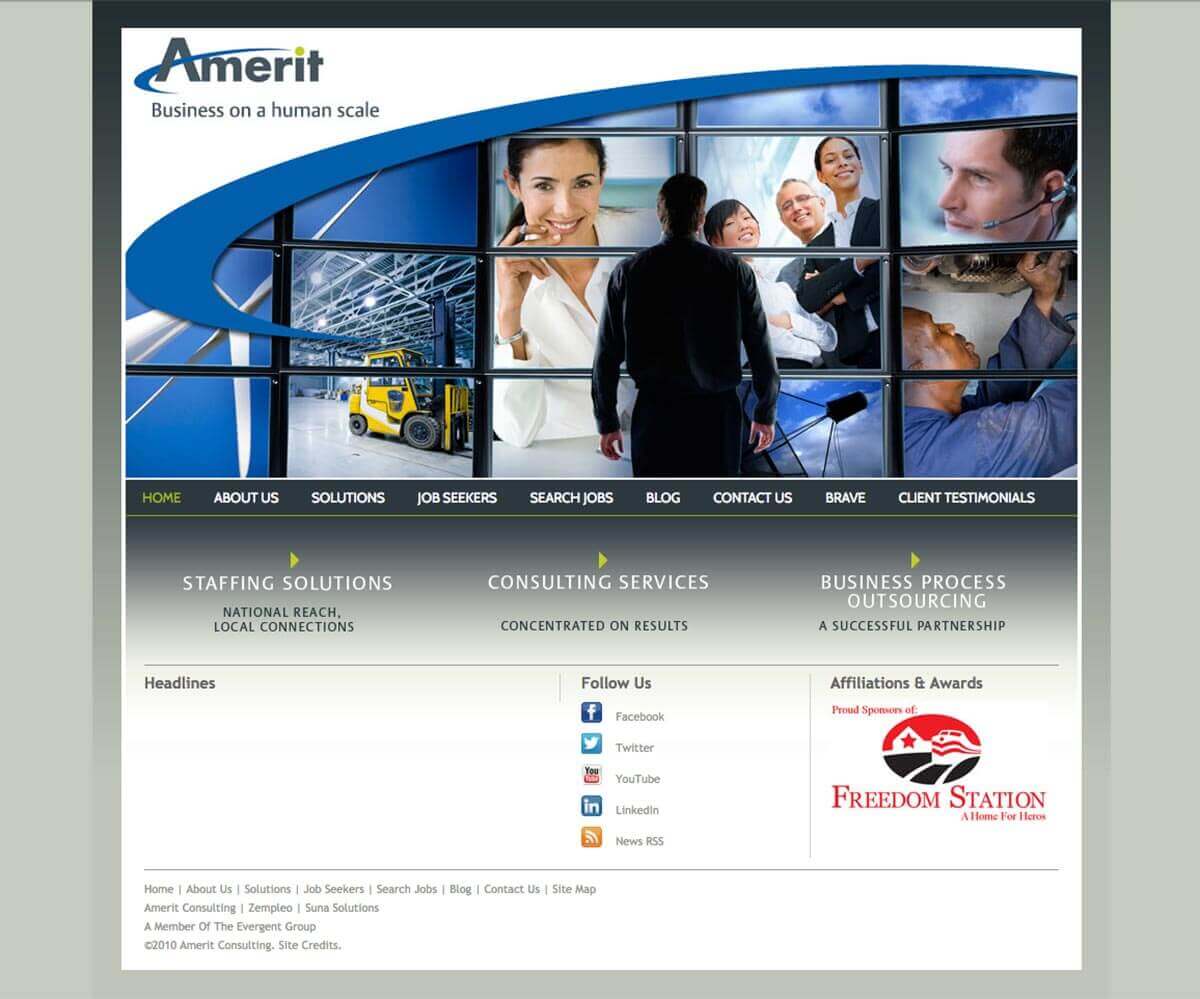Amerit website before v3