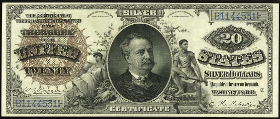 1886 Twenty Dollar Silver Certificate