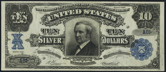 1908 Ten Dollar Silver Certificate