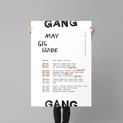 publication design for Canberra Youth Theatre