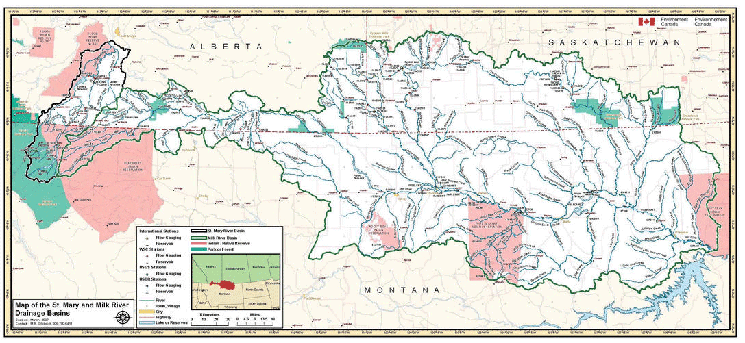 Map: International Hydrological Studies