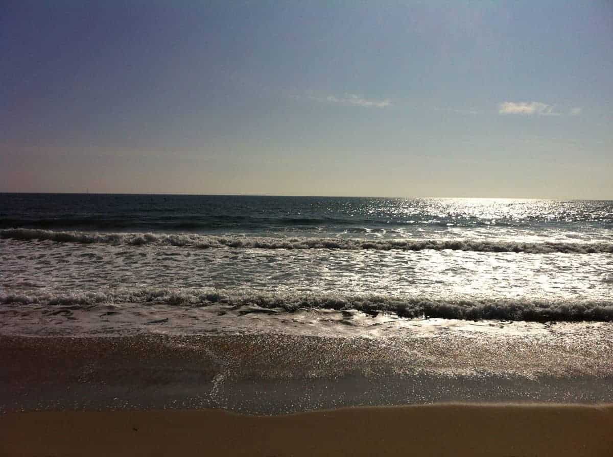 The Pacific Ocean in Southern California.
