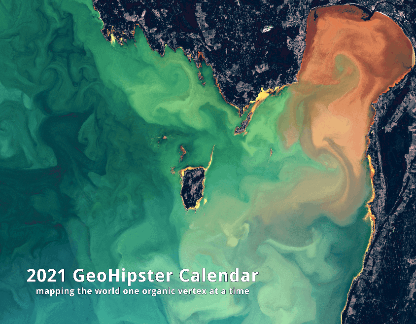 Cover for the 2021 GeoHipster Calendar