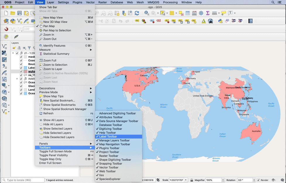 QGIS is a very popular popular open source GIS software.