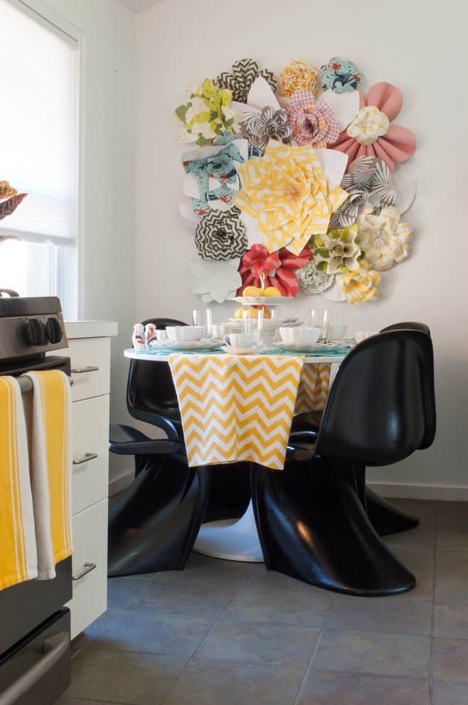 Unique Round Dining Room With DIY Wall Ornament #6020 | House ...