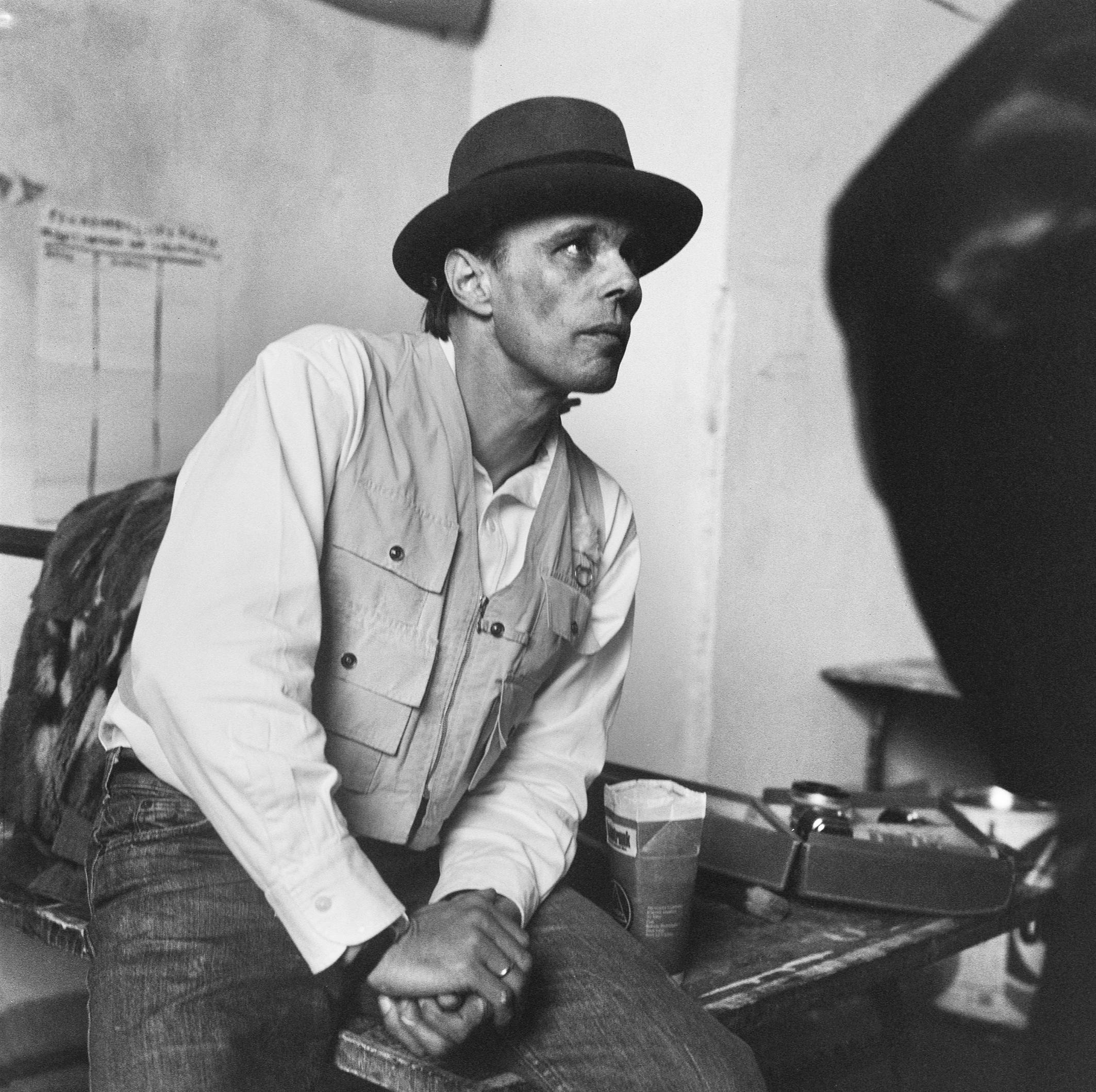 joseph beuys, 19.5.1969 | foto: klaus eschen, © slub dresden / deutsche fotothek / klaus eschen