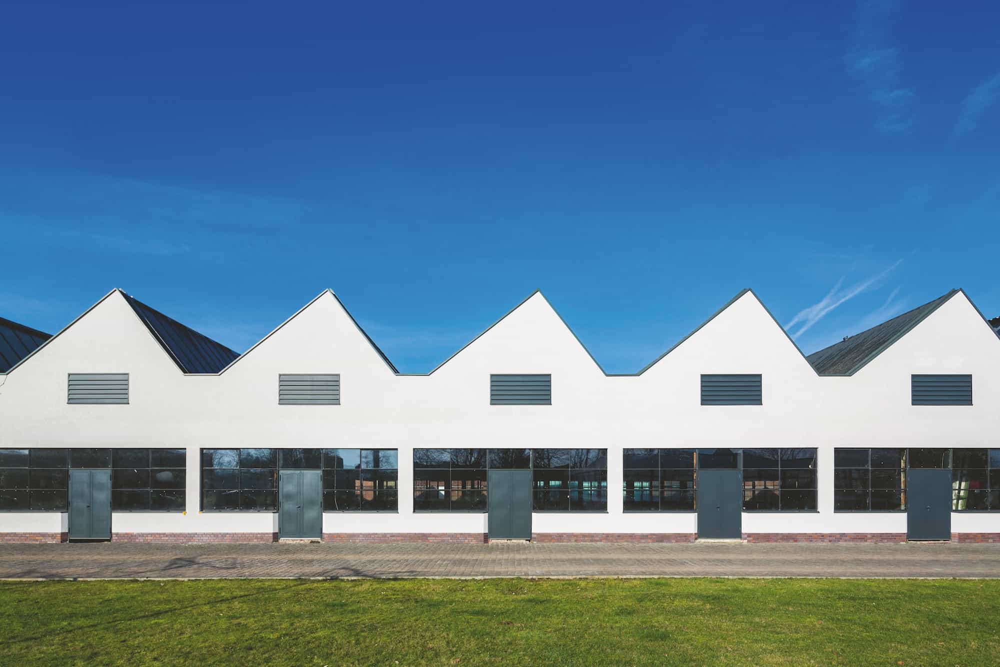 Verseidag, Shedhalle für die Färberei an der Girmesgath, Ludwig Mies van der Rohe, ab 1930 | © Florian Monheim