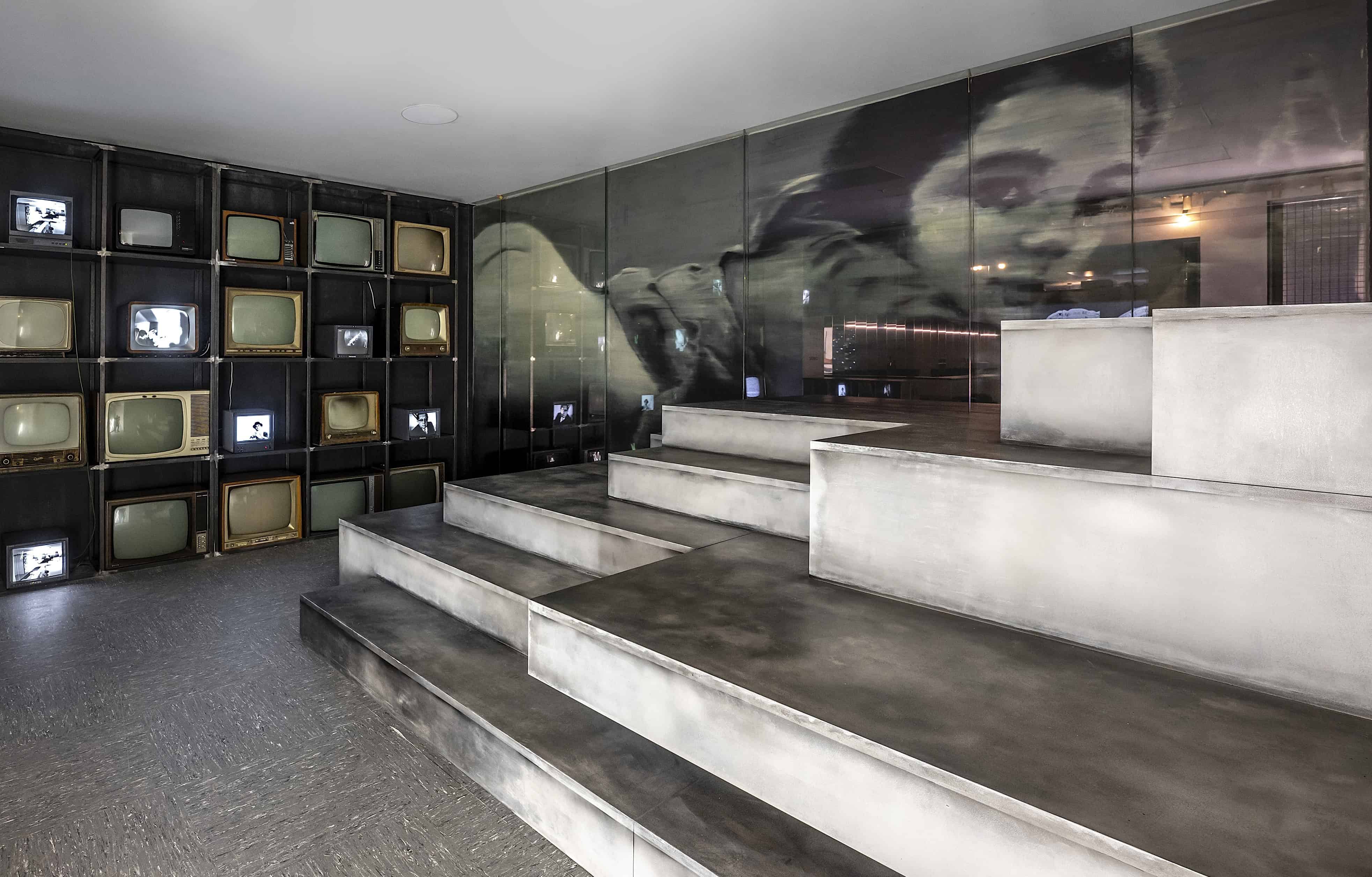 Creamcheese-Raum, Blick Richtung Wandgemälde von Gerhard Richter | Foto: Andreas Endermann