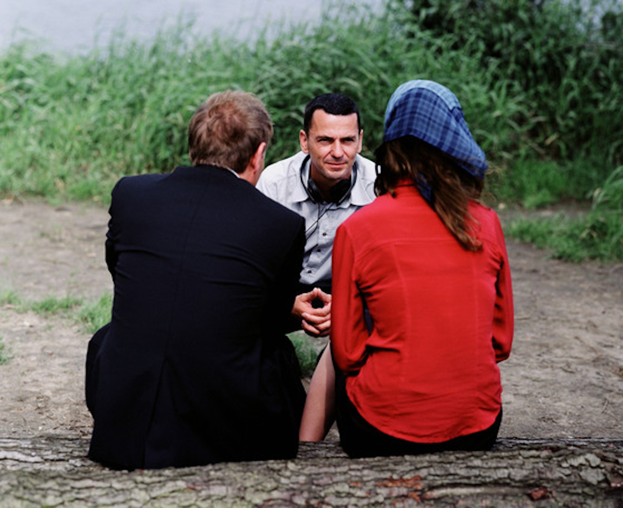 Christian Petzold bei den Dreharbeiten zu „Yella“ mit Nina Hoss und Devid Striesow | Foto: Christian Schulz