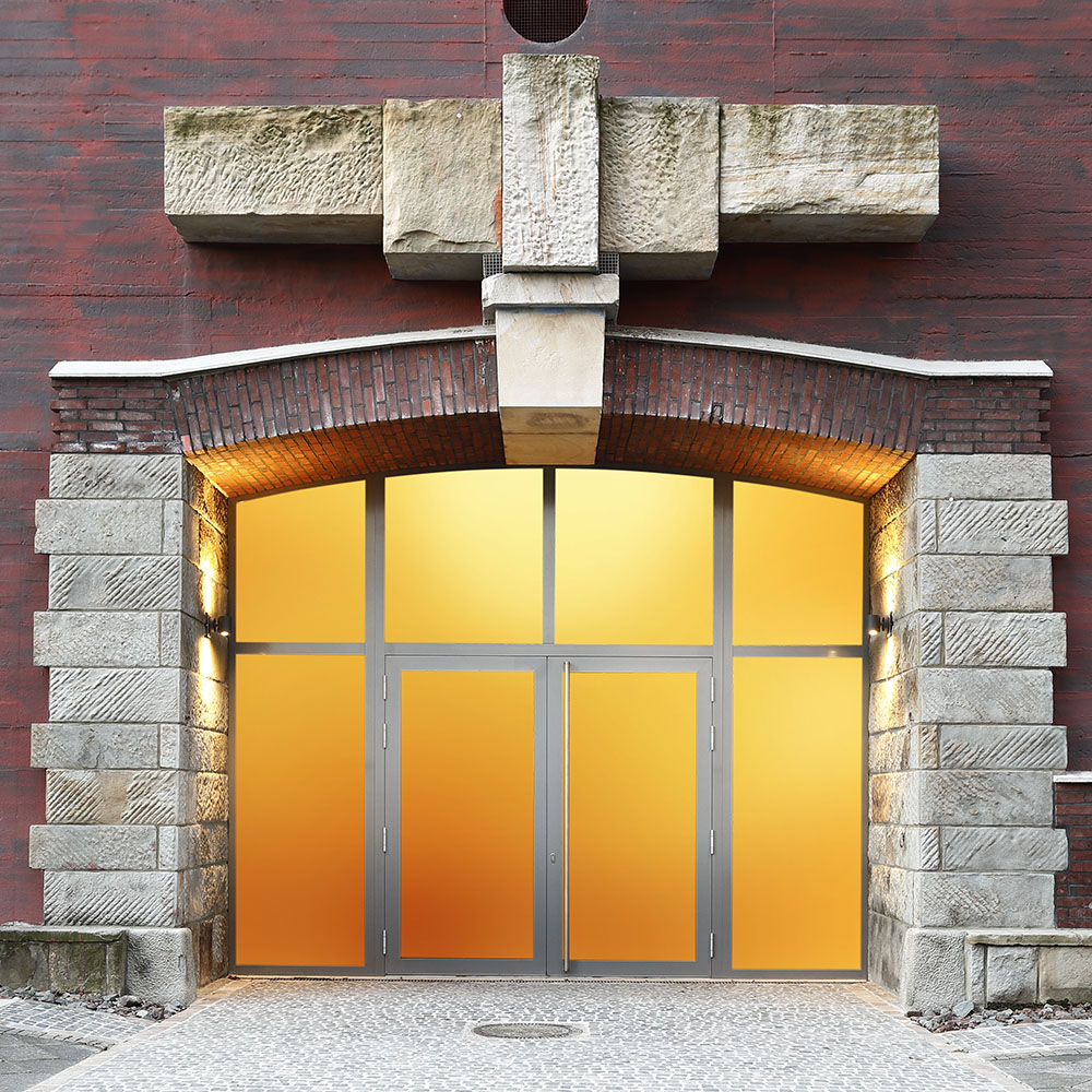 Der Kunstbunker Bochum überrascht mit einem lichten Eingangsbereich. 