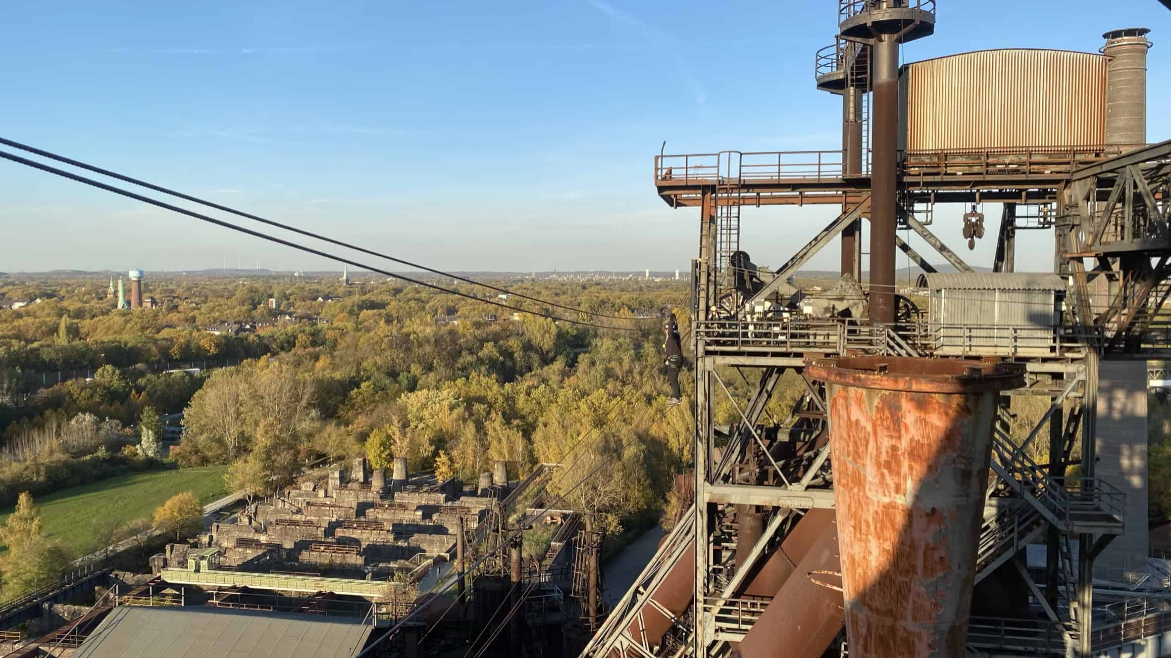 Hochseilparcours des Landschaftsparks Duisburg-Nord | Foto: Maximilian Hulisz/Jens Nieweg