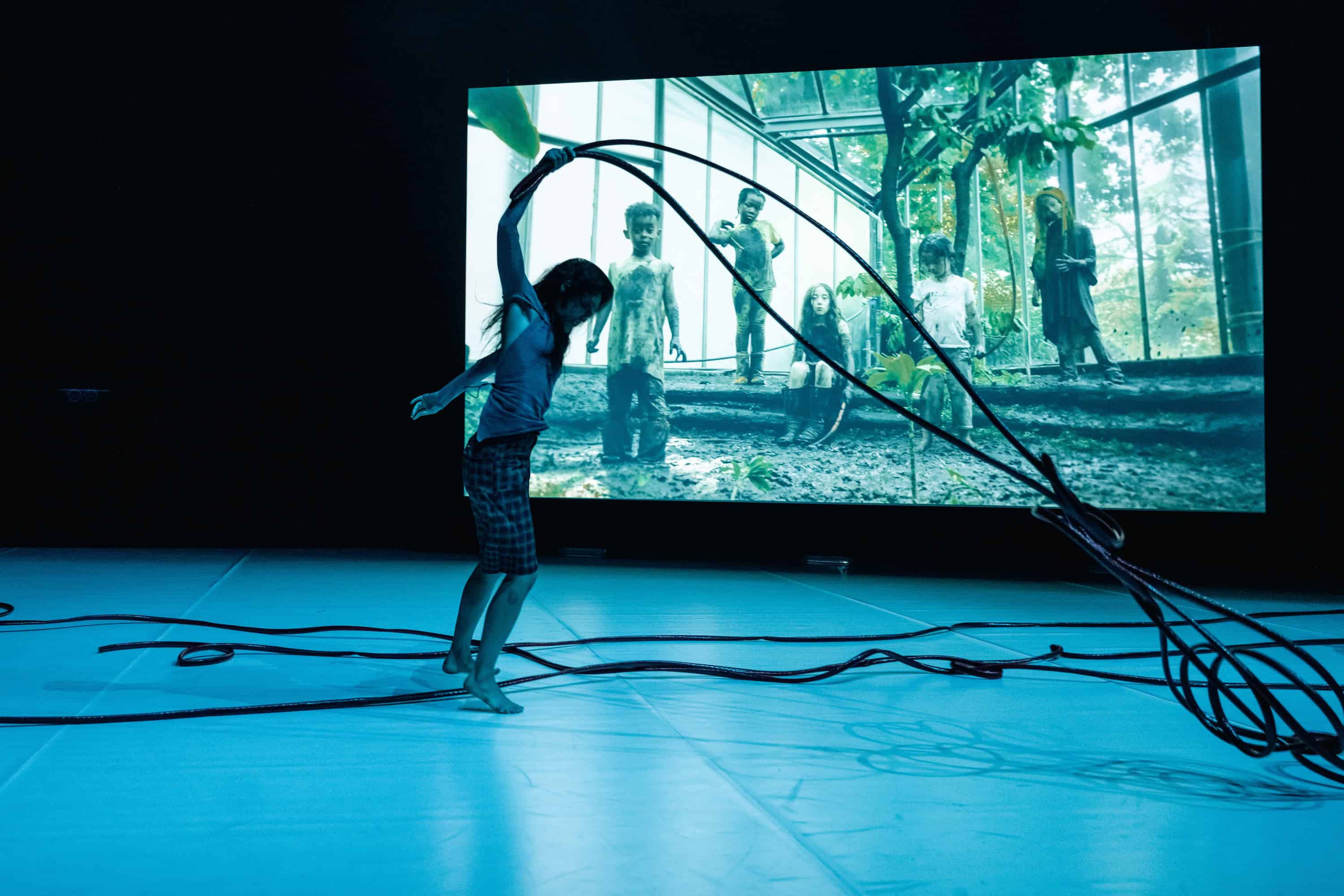Antje Velsinger: „Their Future“, Performance im Pumpenhaus Münster | © Sofia Stål Signe Raunkjær