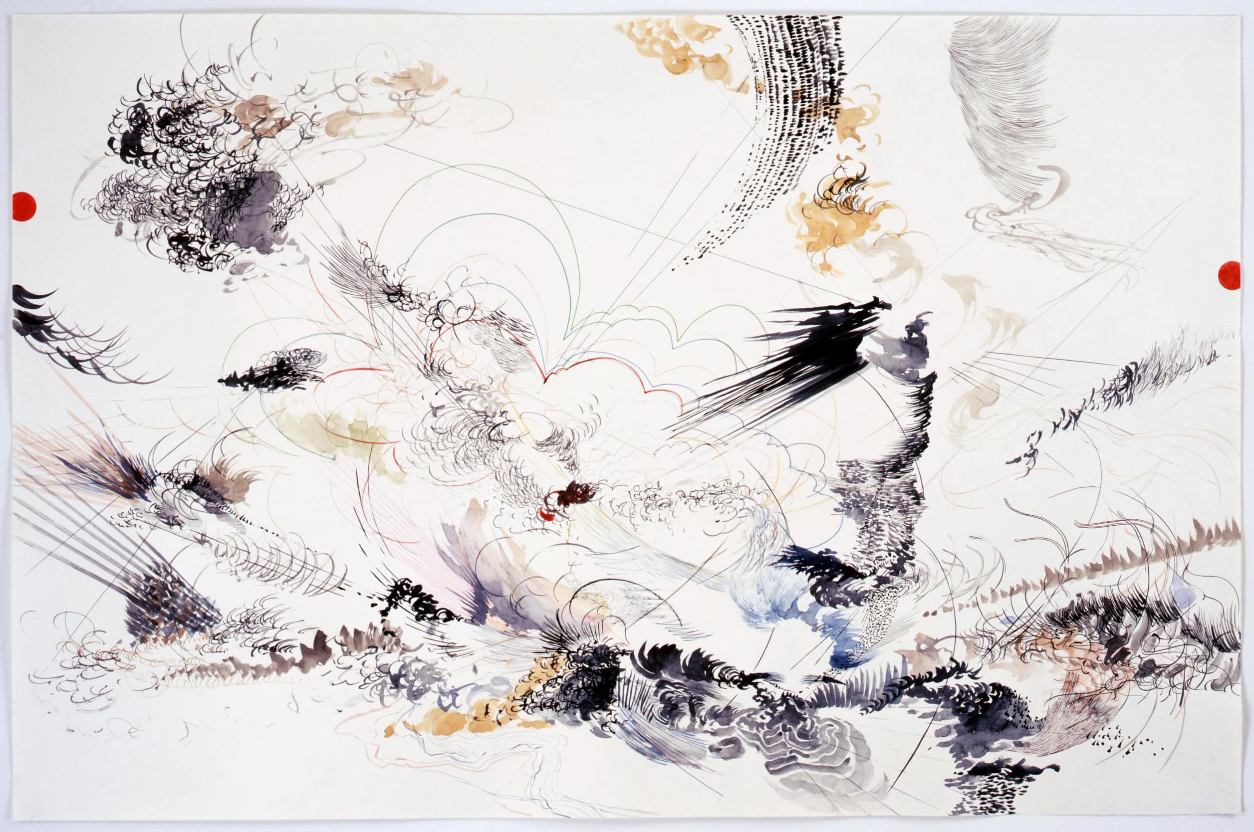  Julie Mehretu: Untitled, 2005. Private Collection, Foto: Erma Estwick © Julie Mehretu